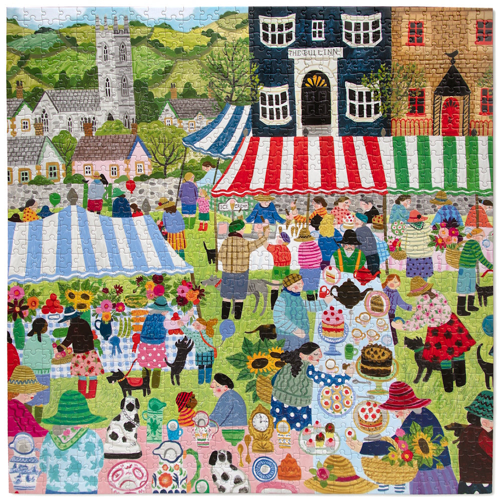 eeBoo 1000 Piece Puzzle - Country Fair