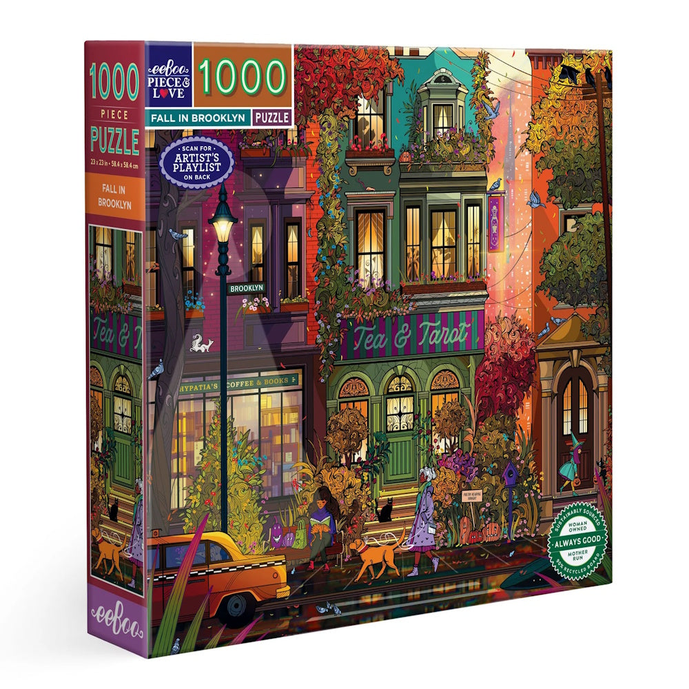 eeBoo 1000 Piece Puzzle - Fall in Brooklyn