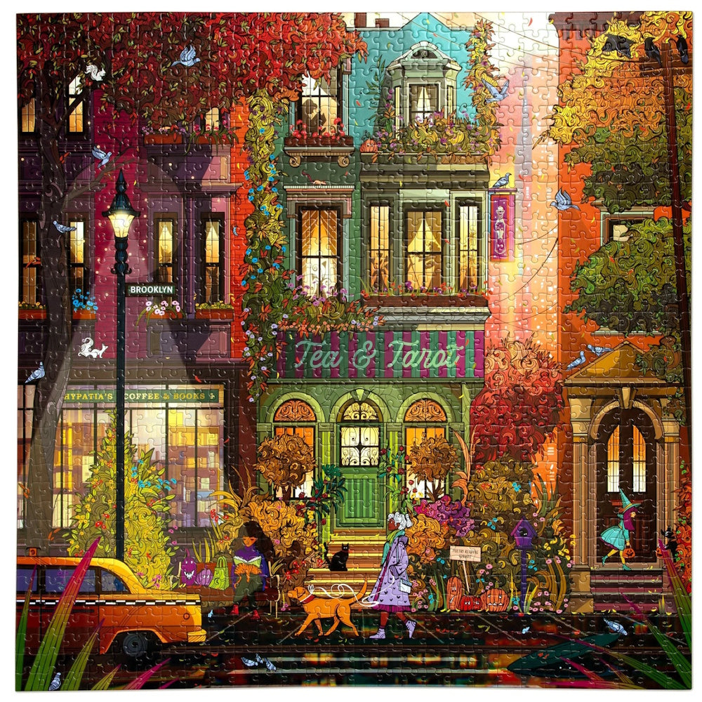 eeBoo 1000 Piece Puzzle - Fall in Brooklyn