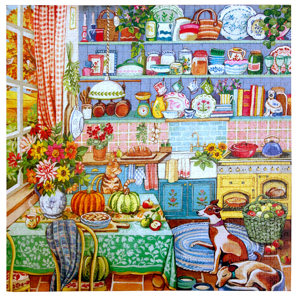 eeBoo 1000 Piece Puzzle - Harvest Kitchen