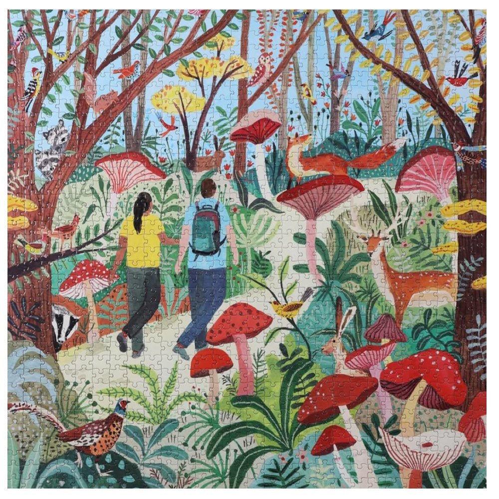 eeBoo 1000 Piece Puzzle - Hike in the Woods