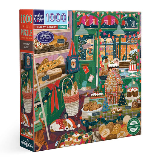 eeBoo 1000 Piece Puzzle - Holiday Bakery