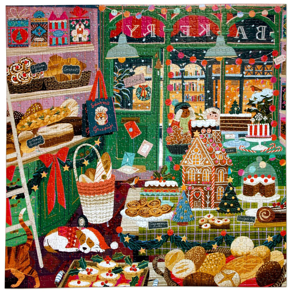 eeBoo 1000 Piece Puzzle - Holiday Bakery