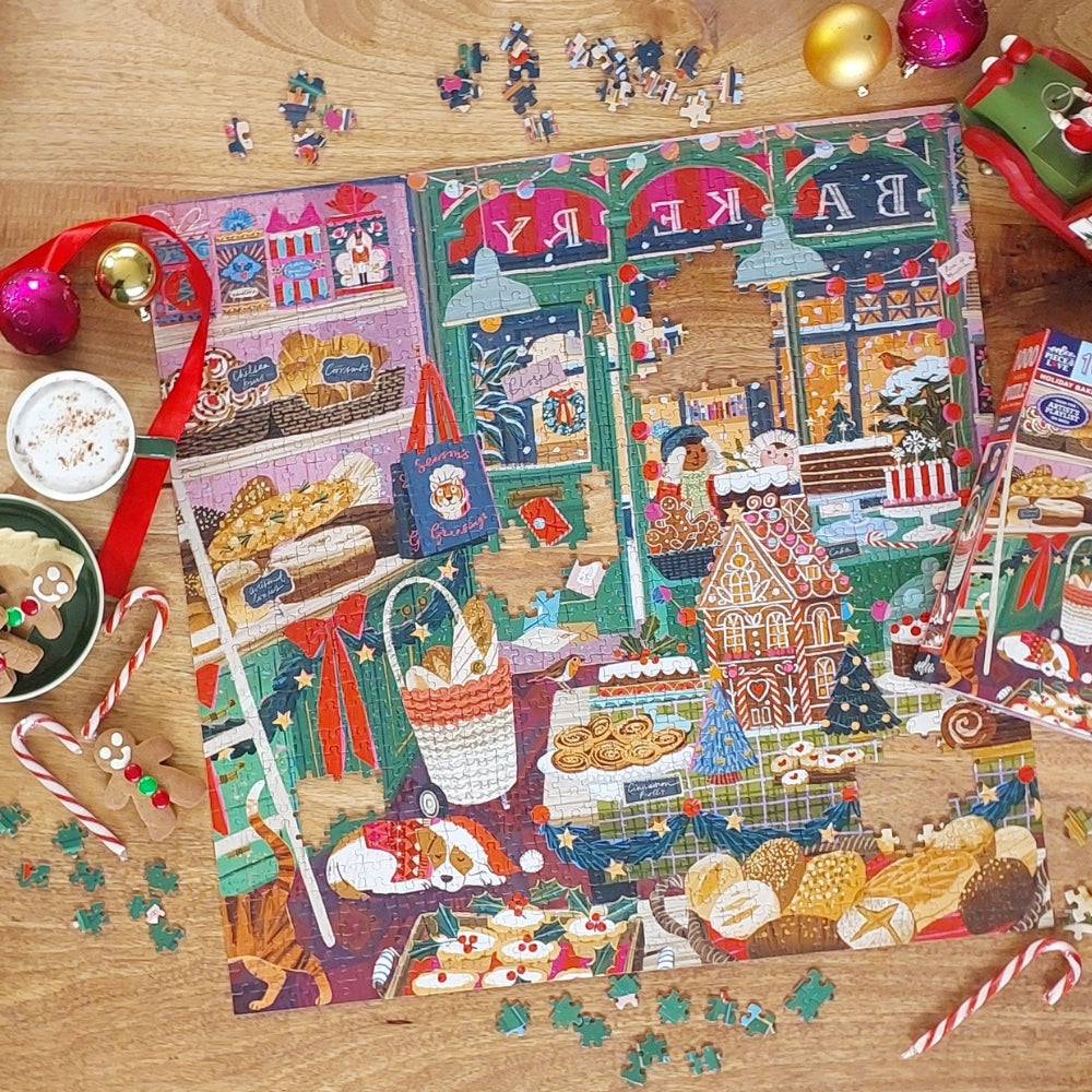 eeBoo 1000 Piece Puzzle - Holiday Bakery