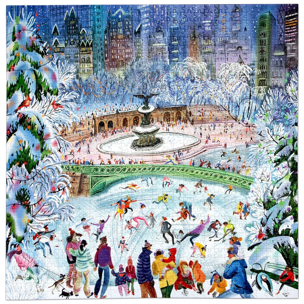 eeBoo 1000 Piece Puzzle - New York City Skaters