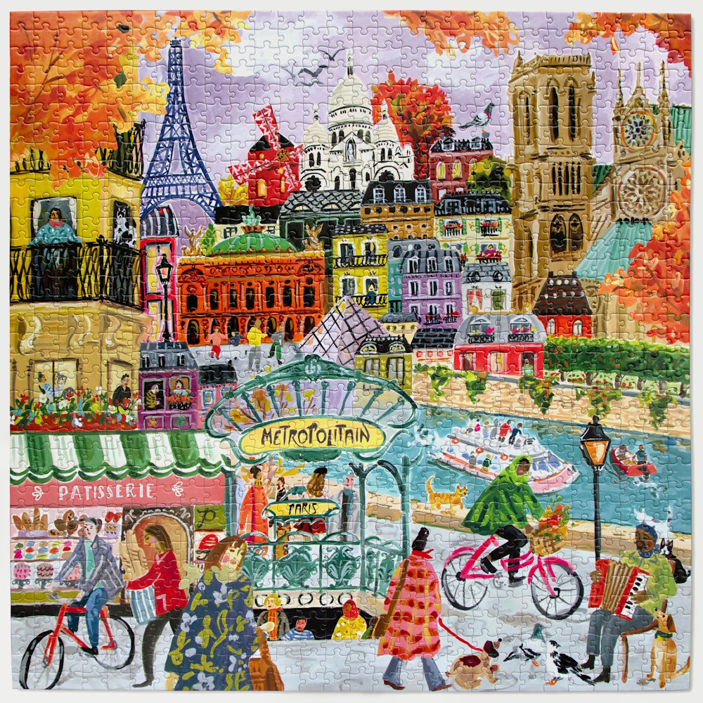 eeBoo 1000 Piece Puzzle - Paris in Autumn