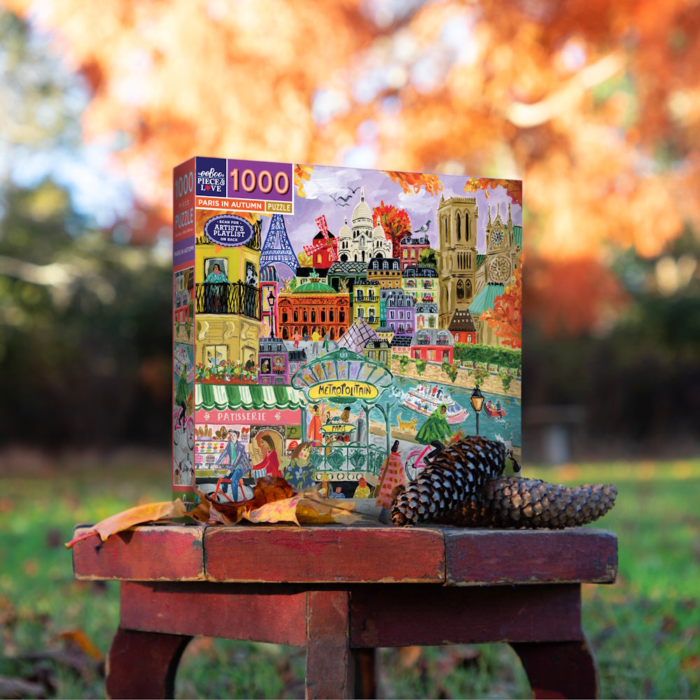 eeBoo 1000 Piece Puzzle - Paris in Autumn