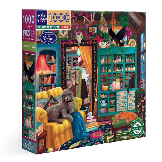 eeBoo 1000 Piece Puzzle - Sorcerer's Den