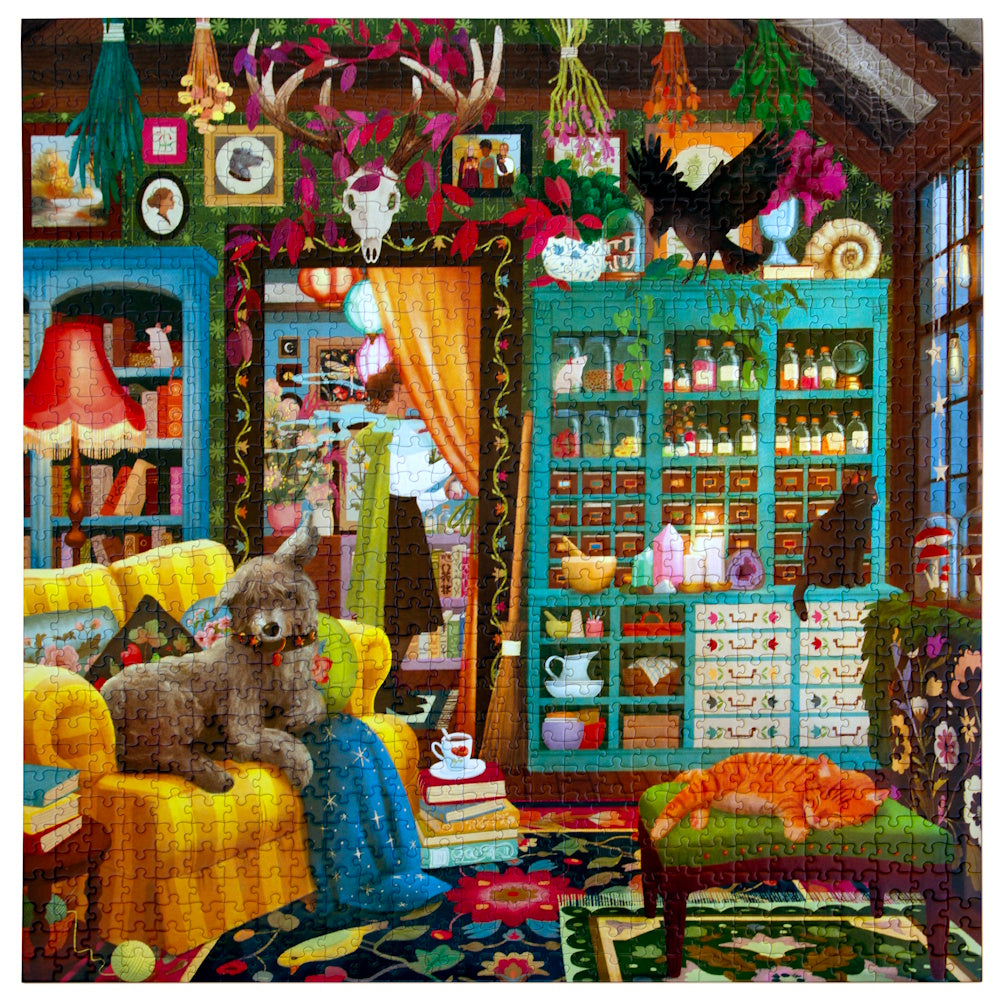 eeBoo 1000 Piece Puzzle - Sorcerer's Den