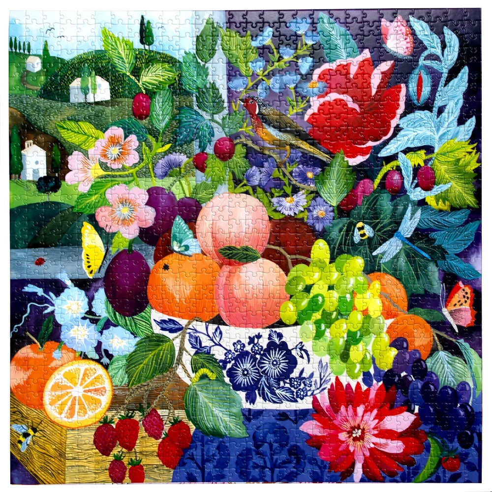 eeBoo 1000 Piece Puzzle - Stone Fruit Still Life