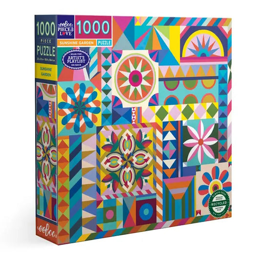 eeBoo 1000 Piece Puzzle - Sunshine Garden