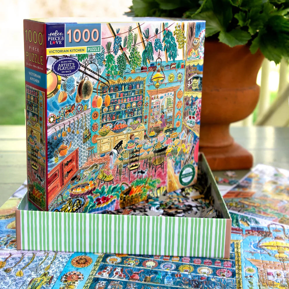 eeBoo 1000 Piece Puzzle - Victorian Kitchen