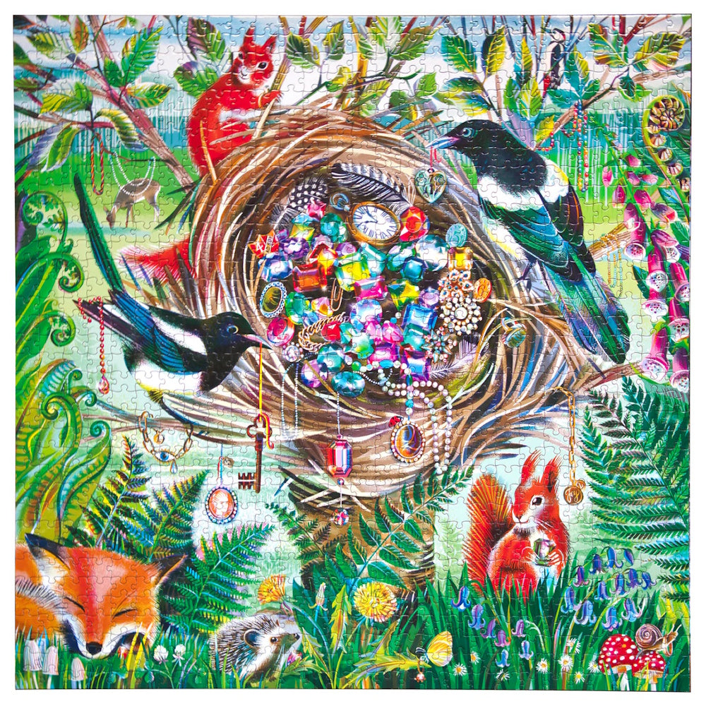 eeBoo 1000 Piece Puzzle - Wildlife Treasure