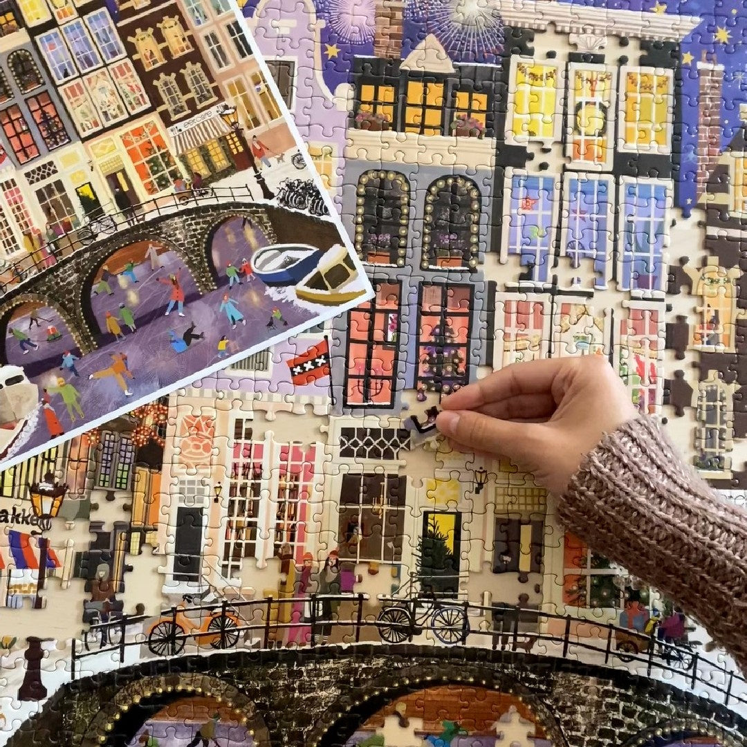 eeBoo Magical Amsterdam 1000 Piece Puzzle