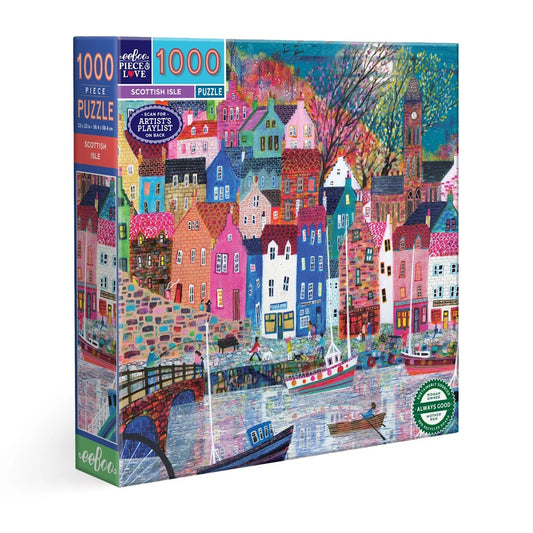 eeBoo 1000 Piece Puzzle - Scottish Isle