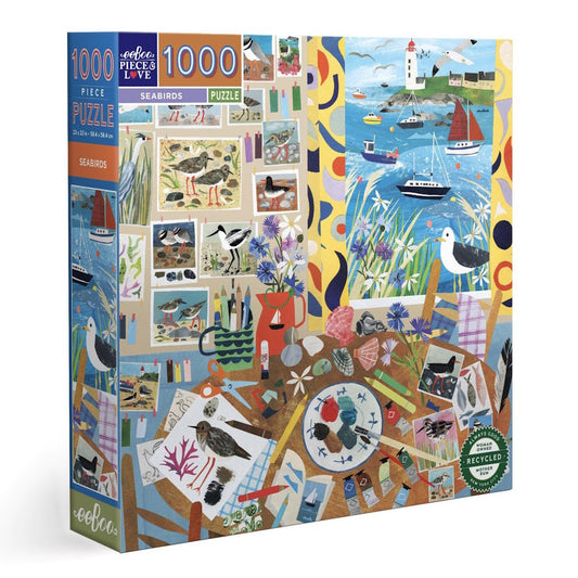 eeBoo 1000 Piece Puzzle - Seabirds
