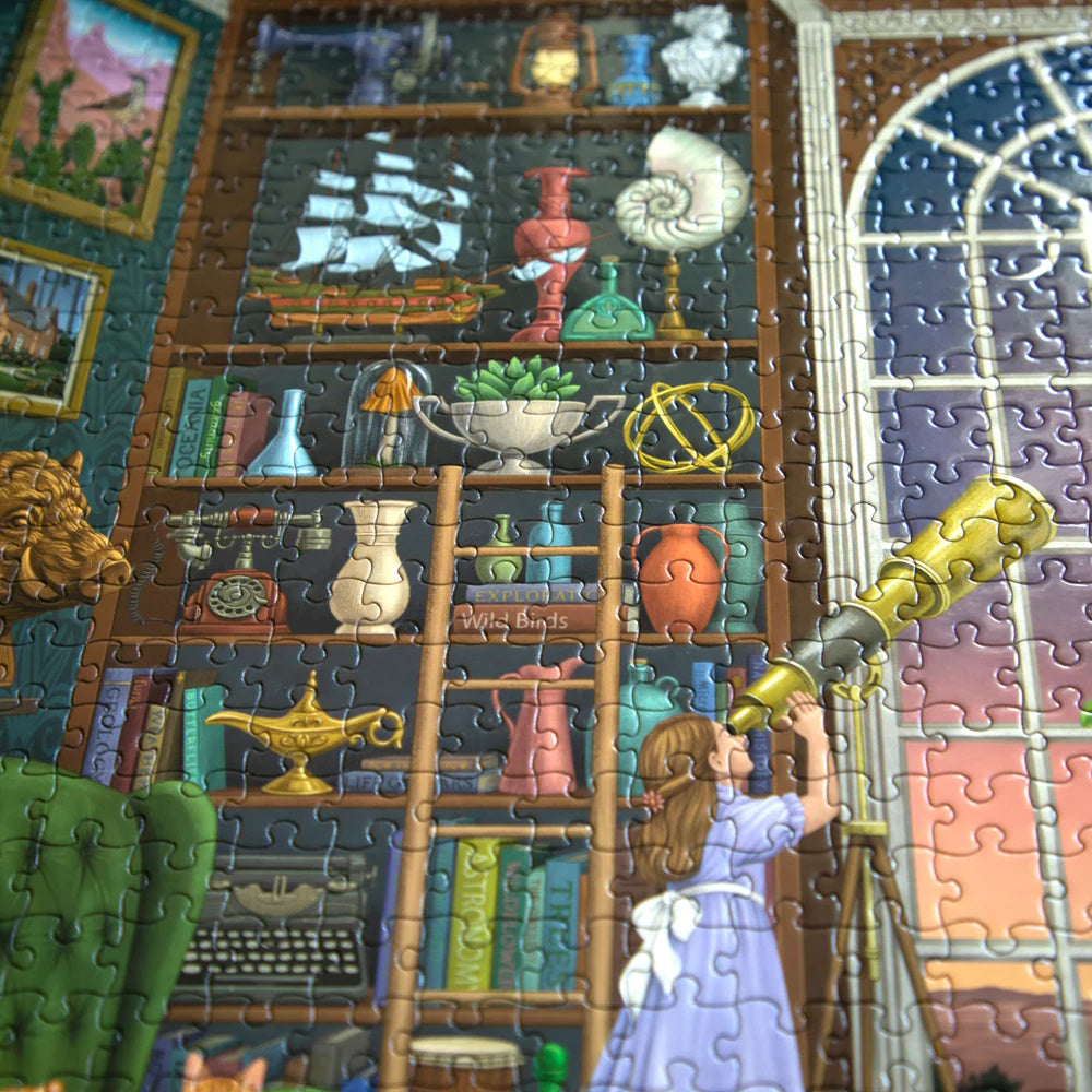 eeBoo Alchemist's Library 1000 Piece Puzzle