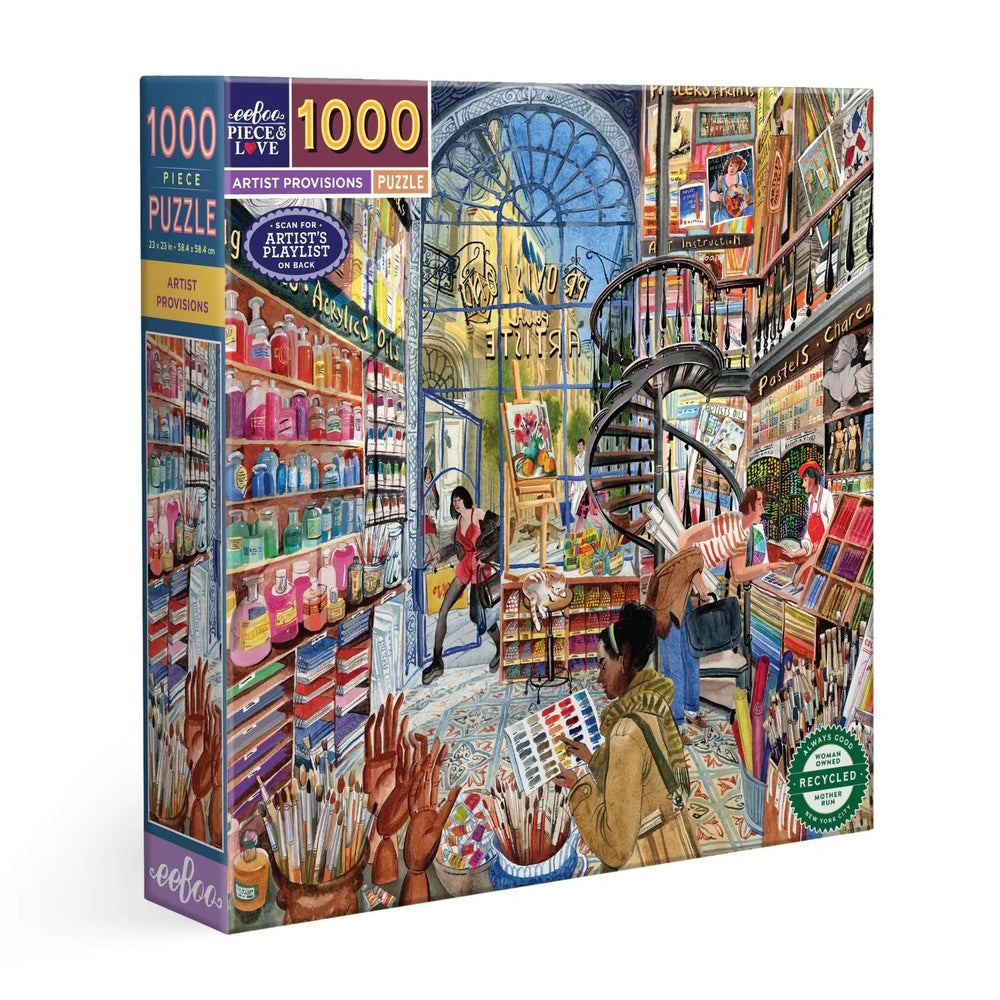 eeBoo 1000 Piece Puzzle - Artist Provisions