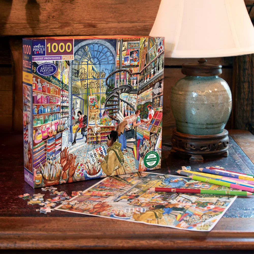 eeBoo 1000 Piece Puzzle - Artist Provisions