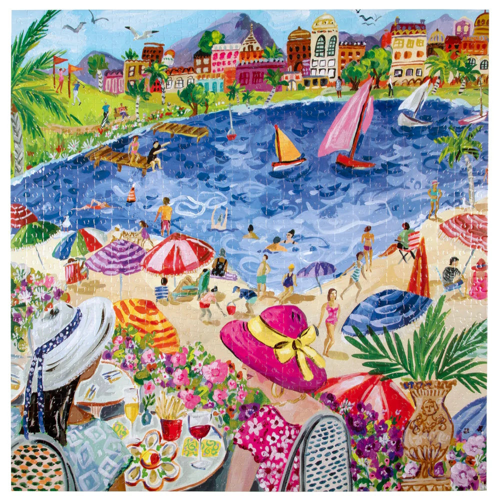 eeBoo 1000 Piece Puzzle - Lunch by the Sea