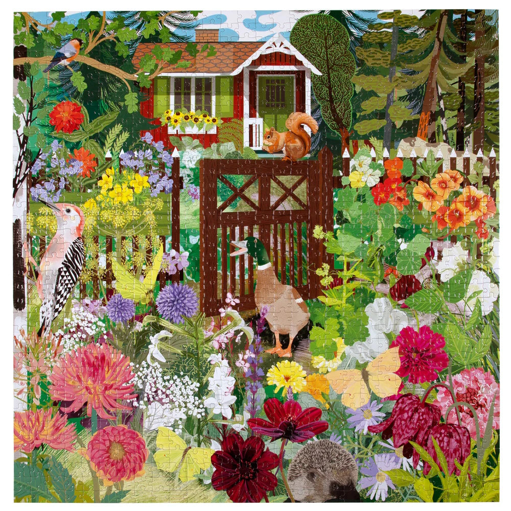 eeBoo 1000 Piece Puzzle - Scandinavian Garden