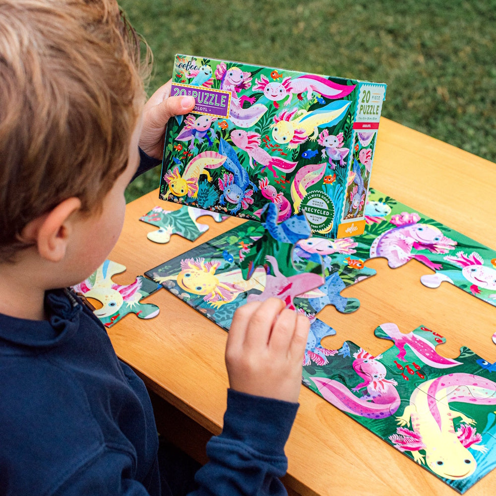 eeBoo Axolotl 20 Piece Puzzle