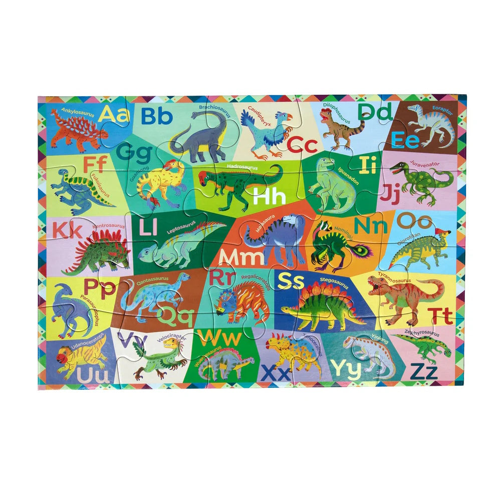 eeBoo Dinosaur Alphabet 20 Piece Puzzle