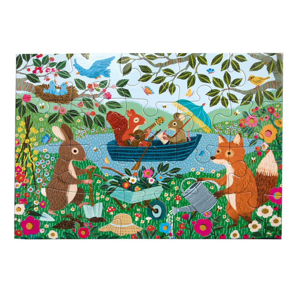 eeBoo Garden Animals 20 Piece Puzzle