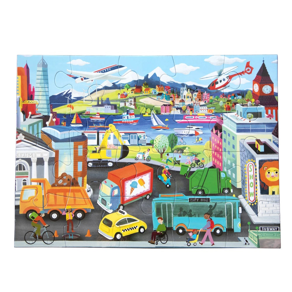 eeBoo Vehicles 20 Piece Puzzle