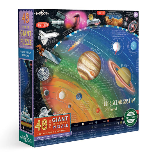 eeBoo Solar System & Beyond Giant 48 Piece Puzzle