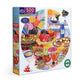 eeBoo 500 Piece Round Puzzle - Mediterranean Table