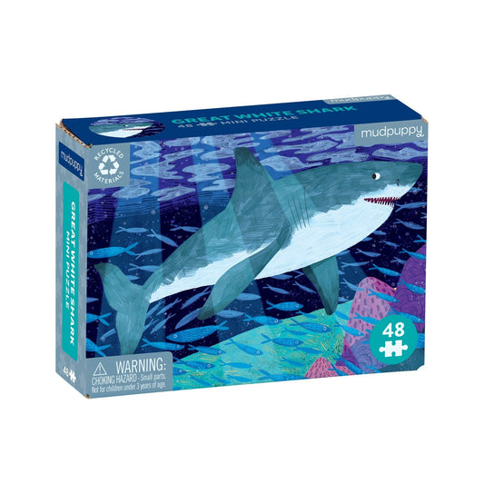 Great White Shark 48 Piece Mini Puzzle