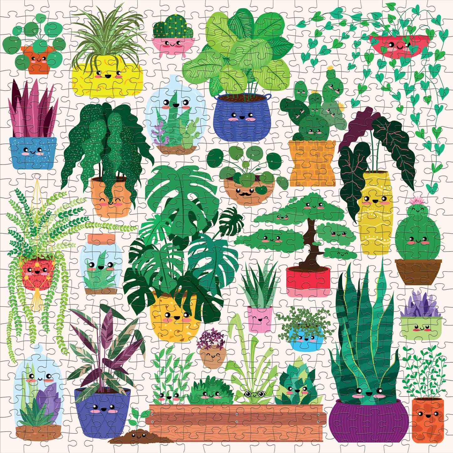 Happy Plants 500 Piece Family Puzzle