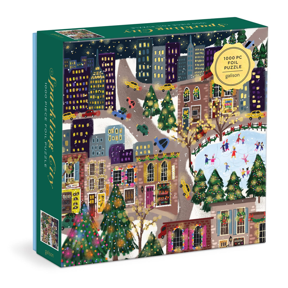 Galison 1000 Piece Jigsaw Puzzle - Joy Laforme Sparkling City