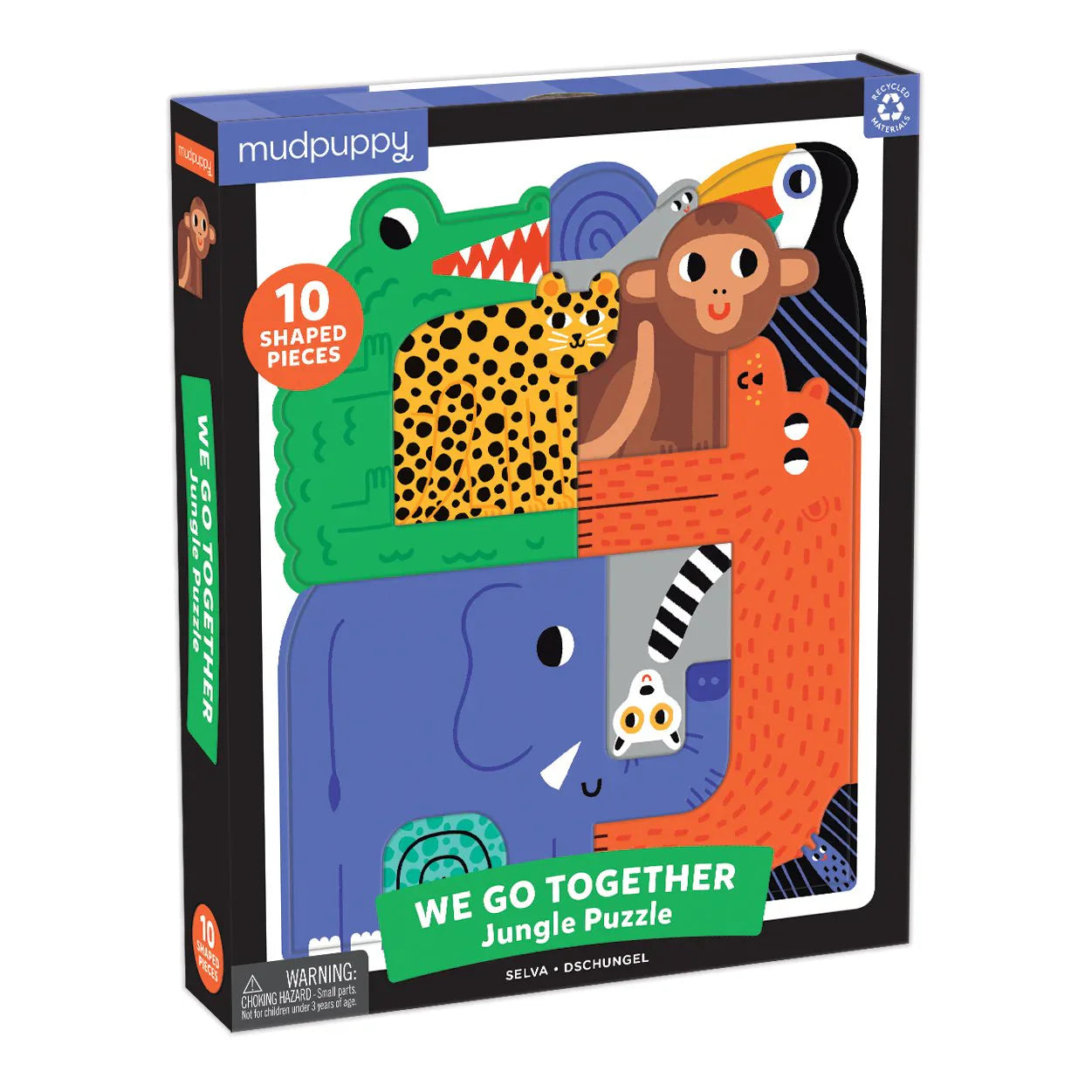 Mudpuppy Jungle We Go Together Puzzle