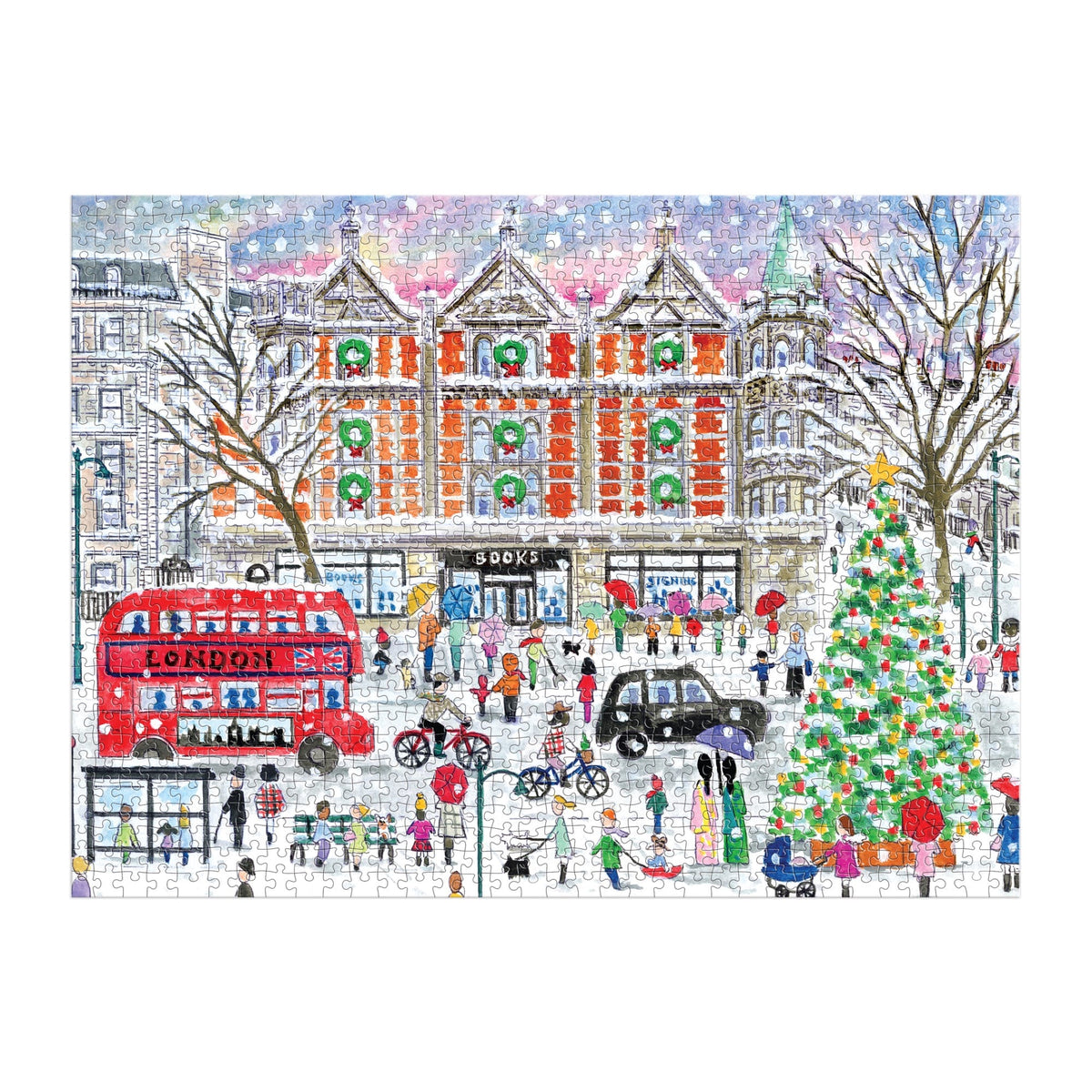 Galison 1000 Piece Jigsaw Puzzle - Christmas in London