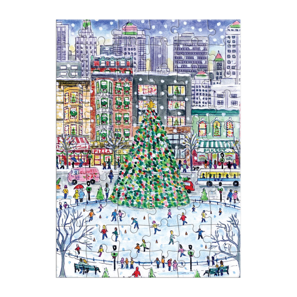 Christmas in the City Greeting Card Puzzle