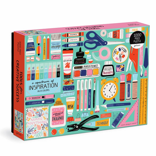 Galison 1000 Piece Jigsaw Puzzle - Tools for Creative Success (Damaged Box)