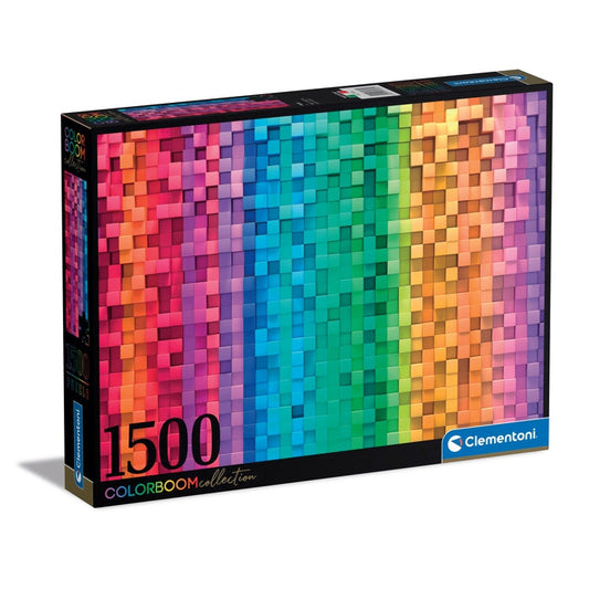 Clementoni 1500 Piece Jigsaw Puzzle - Colour Boom Collection Pixel