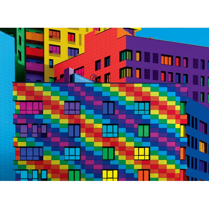 Clementoni 500 Piece Jigsaw Puzzle - Colour Boom Collection Squares