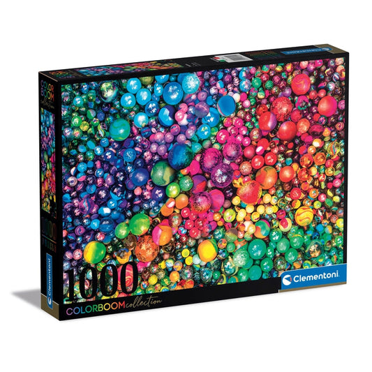 Clementoni 1000 Piece Jigsaw Puzzle - Colour Boom Collection Marbles