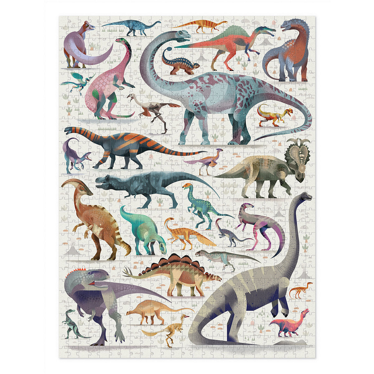 Crocodile Creek 750 Piece Family Puzzle - World of Dinosaurs