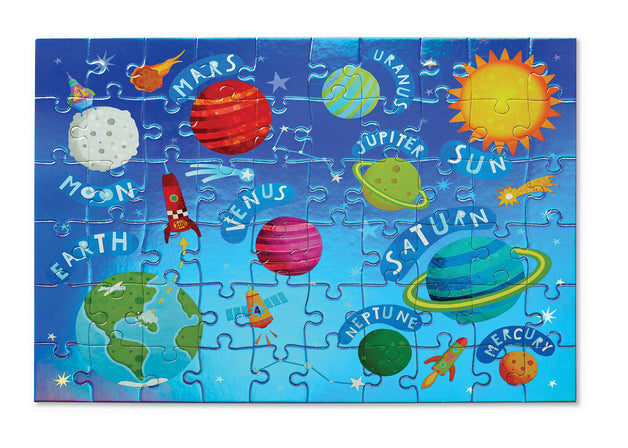 Crocodile Creek 60 Piece Foil Puzzle - Outer Space