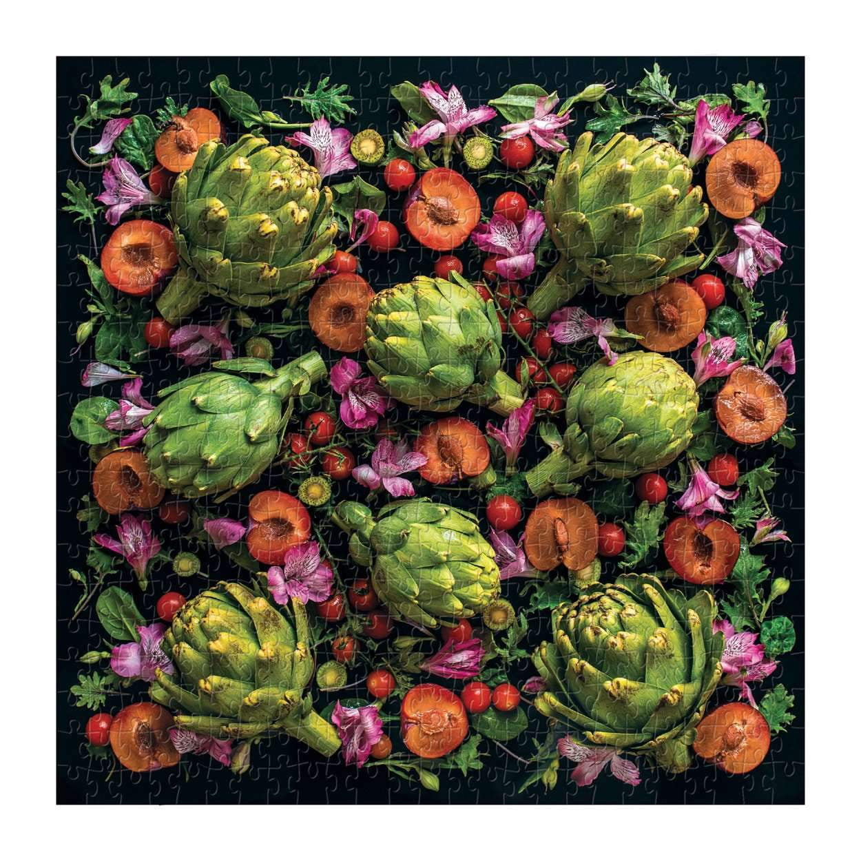 Artichoke Floral 500 Piece Jigsaw Puzzle