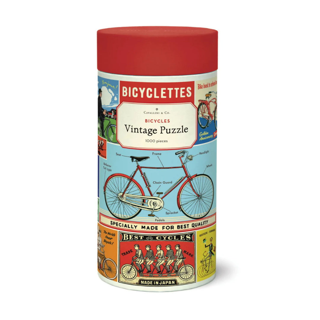 Cavallini Bicycles - 1000 Piece Jigsaw Puzzle
