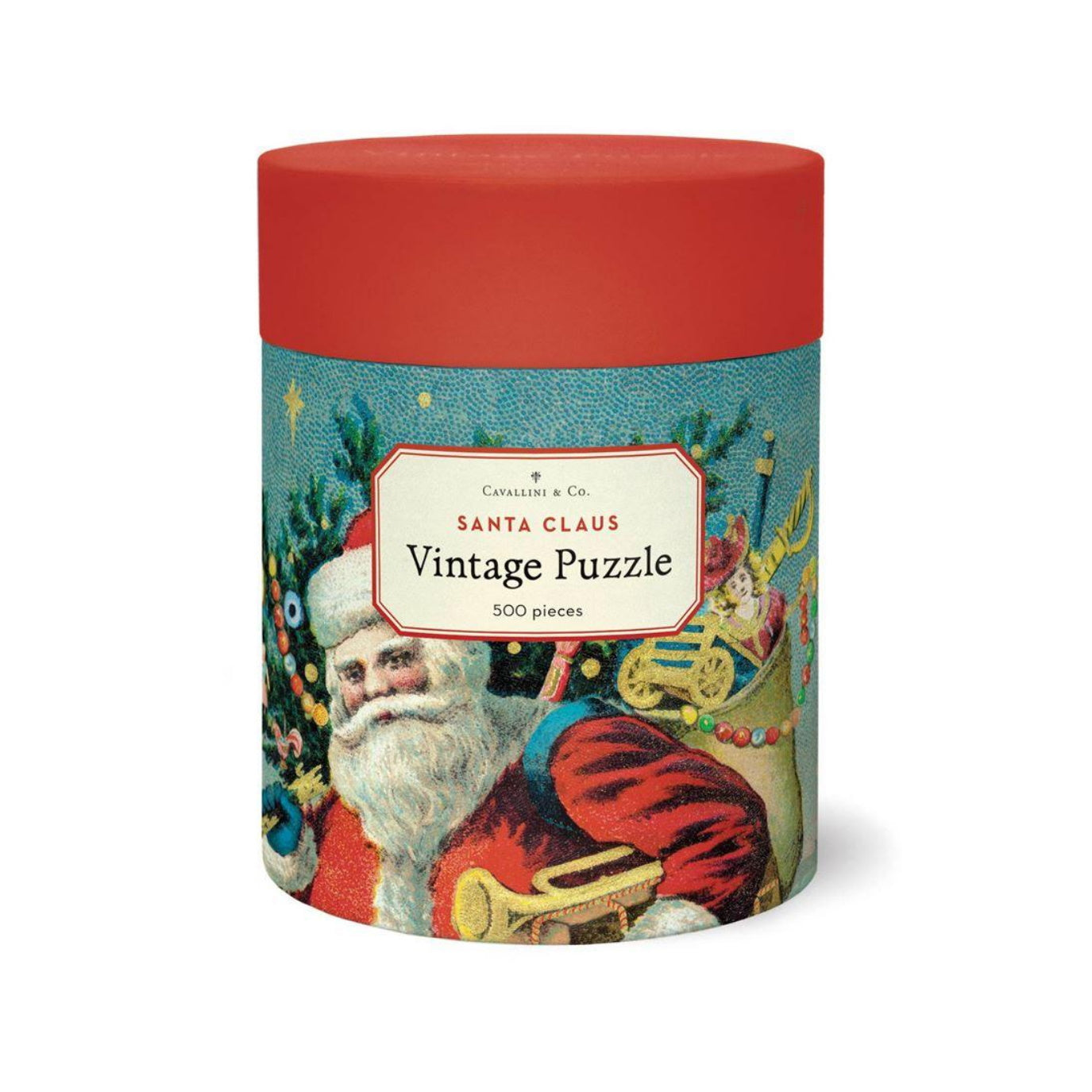 Cavallini Vintage Santa Claus - 500 Piece Jigsaw Puzzle