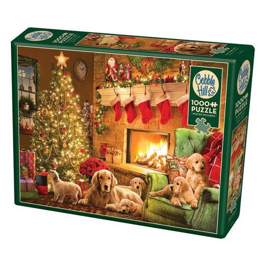 Cobble Hill 1000 Piece Jigsaw Puzzle - Cosy Fireplace