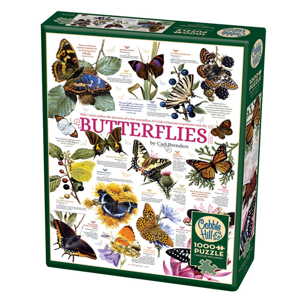 Cobble Hill 1000 Piece Puzzle - Butterfly Collection