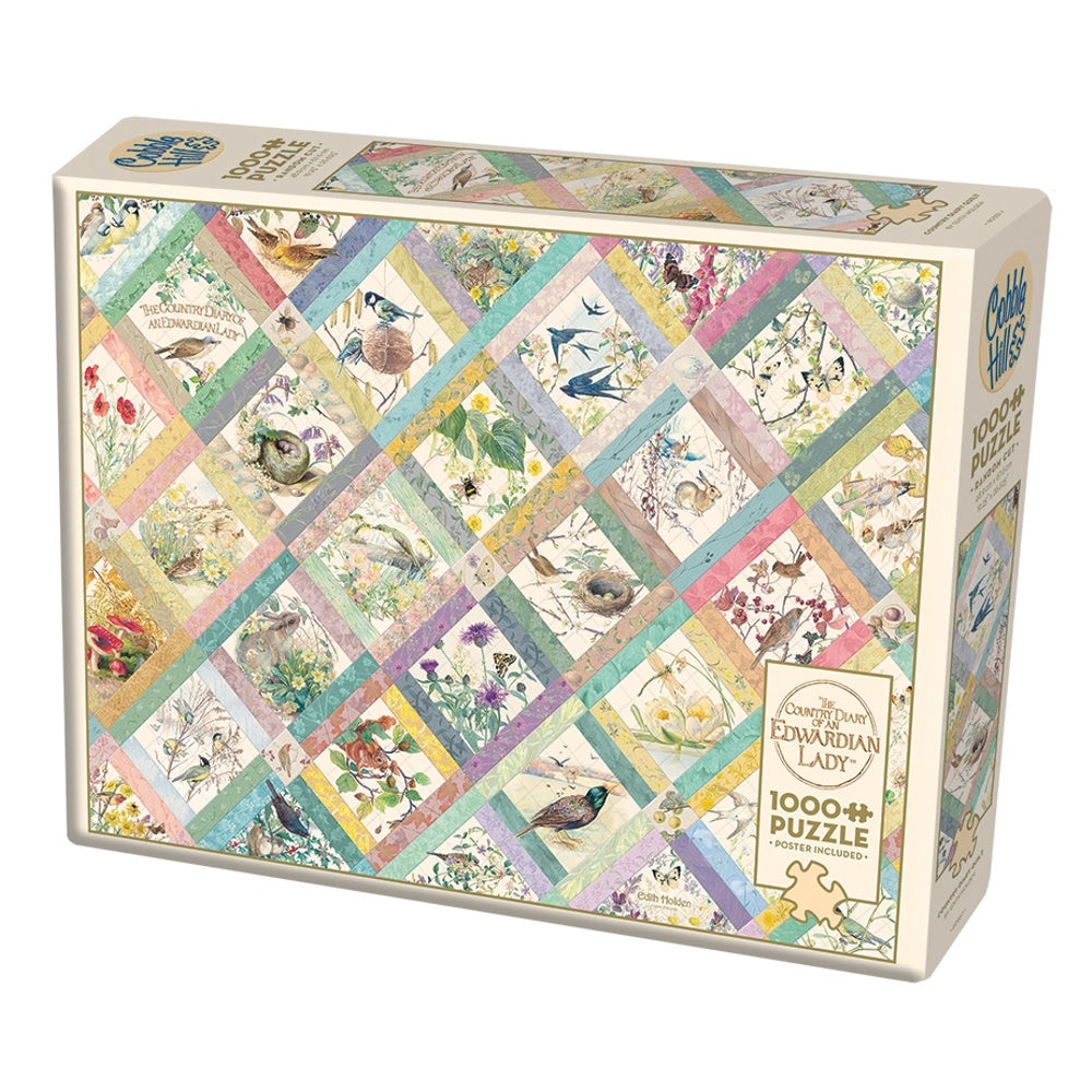 Cobble Hill 1000 Piece Puzzle - Country Diary Quilt