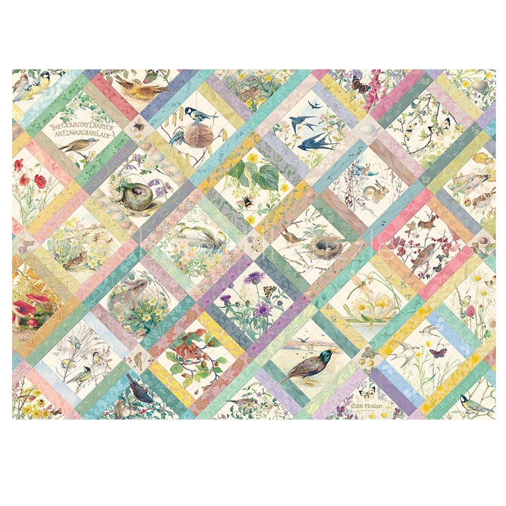 Cobble Hill 1000 Piece Puzzle - Country Diary Quilt
